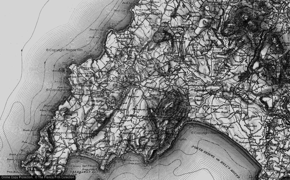 Pen-y-groeslon, 1898