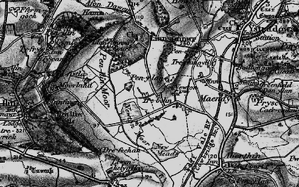 Old map of Pen-y-lan in 1897