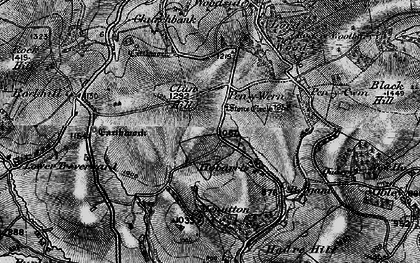 Old map of Pen-y-wern in 1899