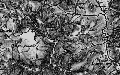 Old map of Pen-yr-heol in 1896