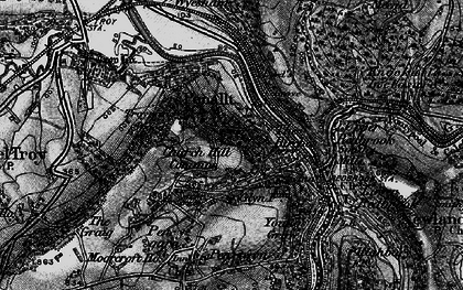 Old map of Penallt in 1896