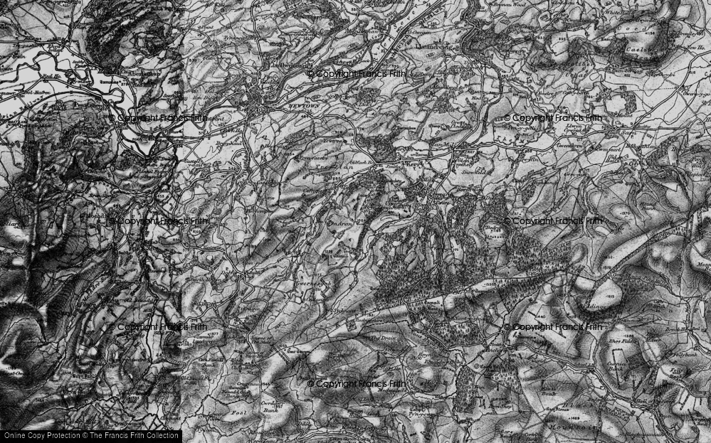 Old Map of Penarron, 1899 in 1899
