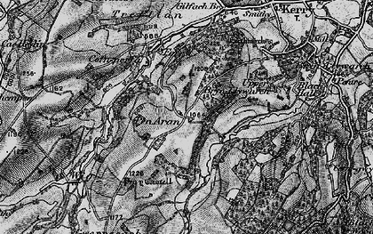 Old map of Penarron in 1899
