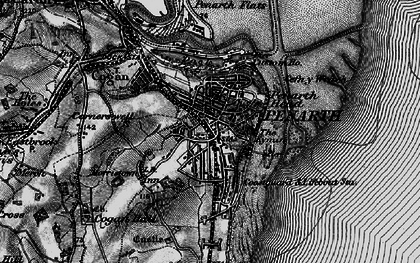 Old map of Penarth in 1898