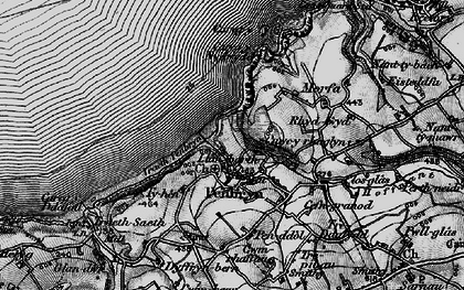 Old map of Penbryn in 1898