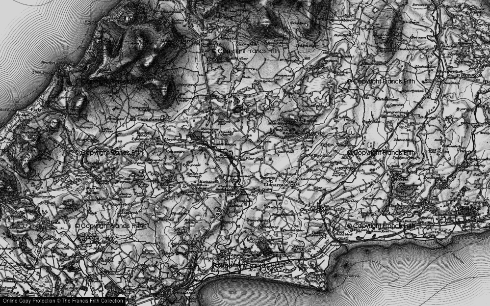Old Map of Pencaenewydd, 1899 in 1899