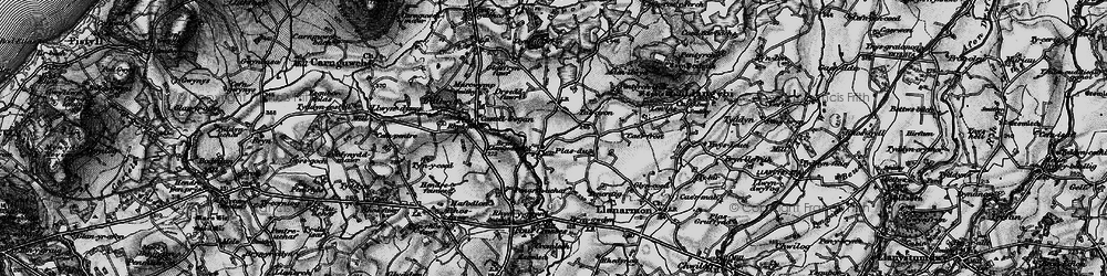 Old map of Pencaenewydd in 1899