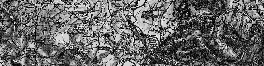 Old map of Pencraig in 1896