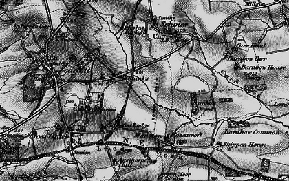 Old map of Pendas Fields in 1898