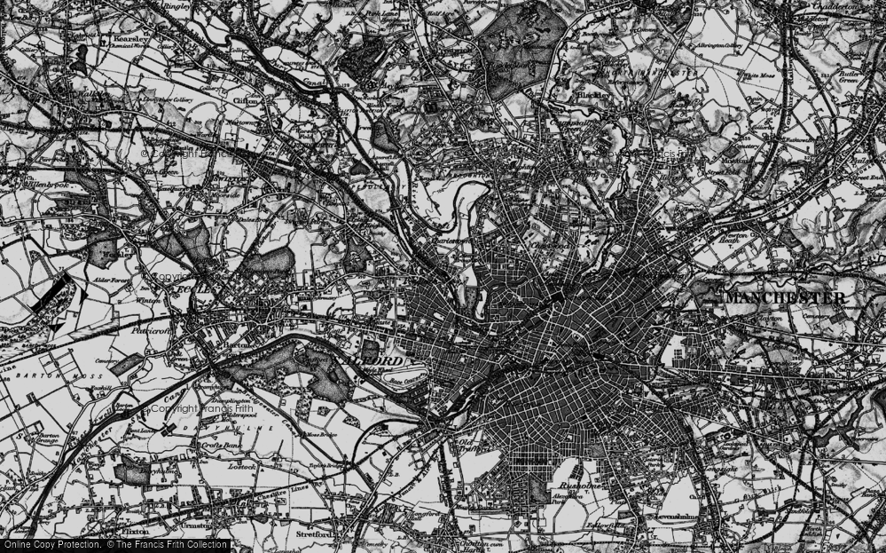 Old Map of Pendleton, 1896 in 1896