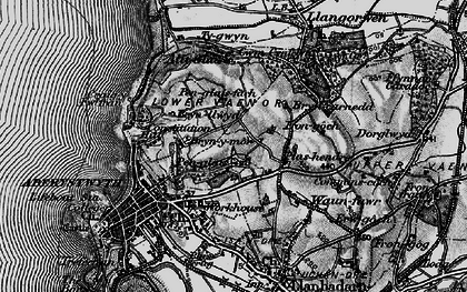 Old map of Penglais in 1899