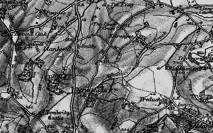 Old map of Penguithal in 1896