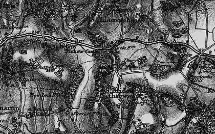Old map of Penhow in 1897