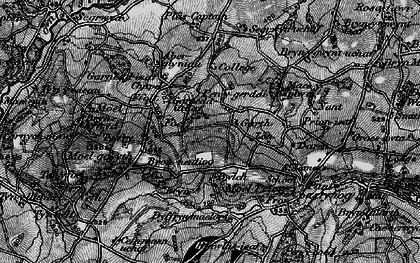 Old map of Peniel in 1897