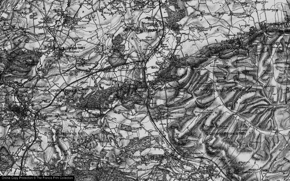 Old Map of Penknap, 1898 in 1898
