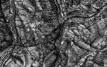 Old map of Penllwyn in 1897