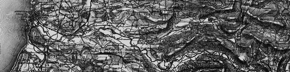 Old map of Penllwyn in 1899