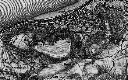 Old map of Afon Gyrach in 1899