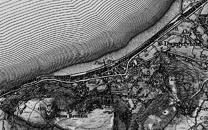 Old map of Penmaenmawr in 1899