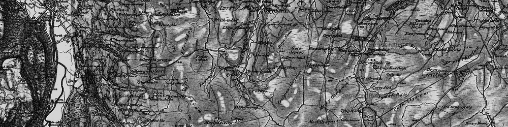 Old map of Llys Dymper in 1899