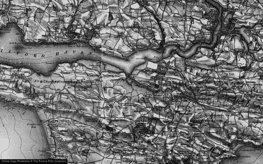 Old Map of Pennar Park, 1898 in 1898