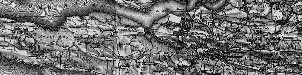 Old map of Pennar Park in 1898