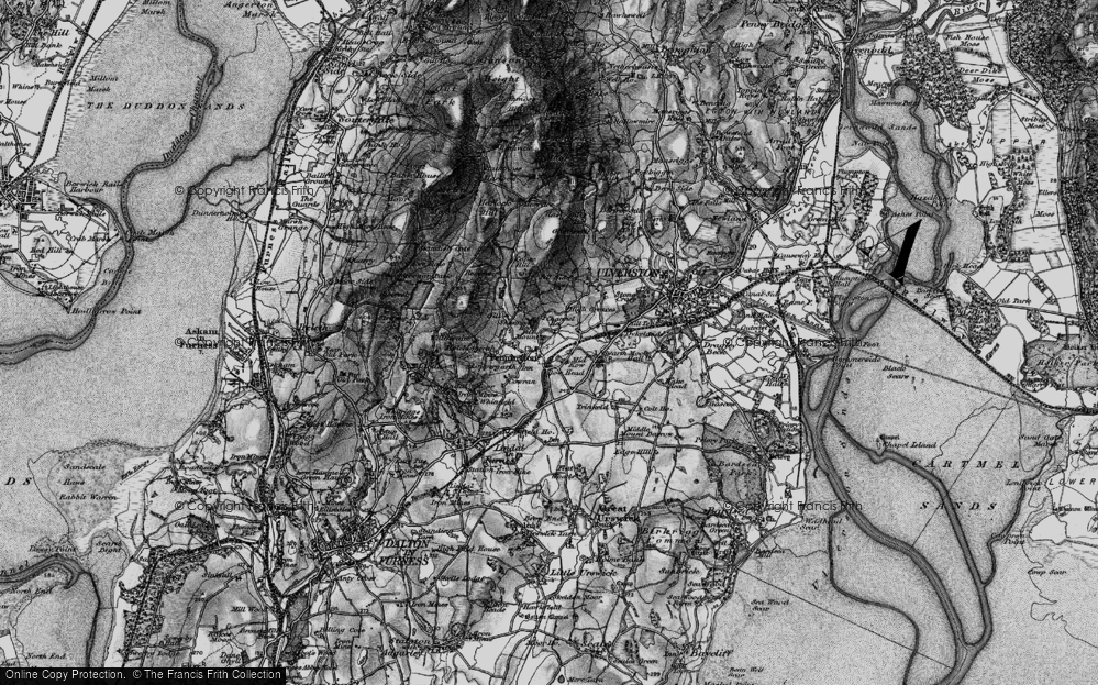 Old Map of Pennington, 1897 in 1897