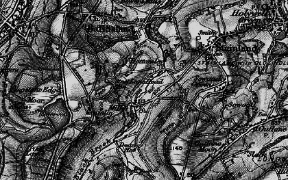 Old map of Penny Hill in 1896