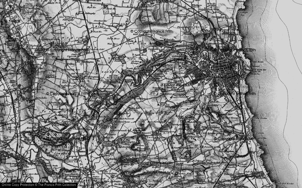Old Map of Pennywell, 1898 in 1898