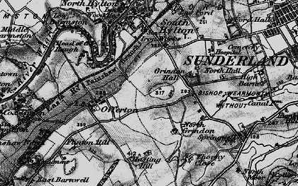 Old map of Pennywell in 1898