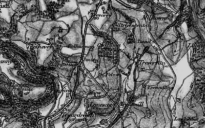 Old map of Penpillick in 1895