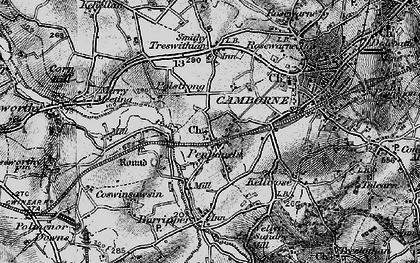 Old map of Penponds in 1896