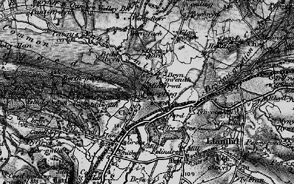 Old map of Bryngarn in 1897
