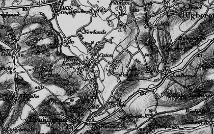 Old map of Penquit in 1898
