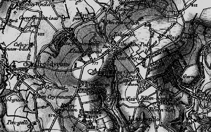 Old map of Brynhawen in 1898