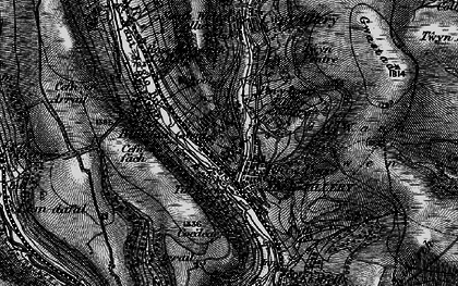 Old map of Penrhiwgarreg in 1897