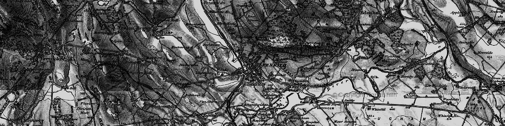 Old map of Penrith in 1897