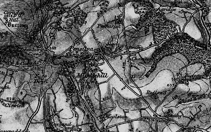 Old map of Pensilva in 1895