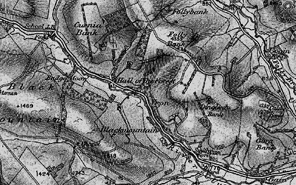 Old map of Badger Moor in 1899