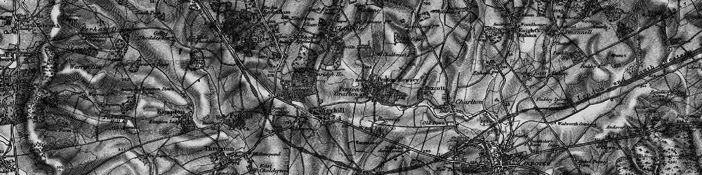 Old map of Penton Grafton in 1895