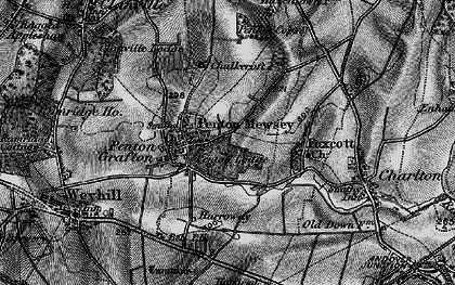 Old map of Penton Mewsey in 1895