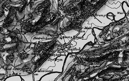 Old map of Y Wenallt in 1897