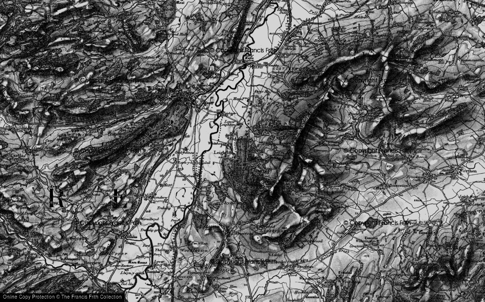 Old Map of Pentre, 1899 in 1899