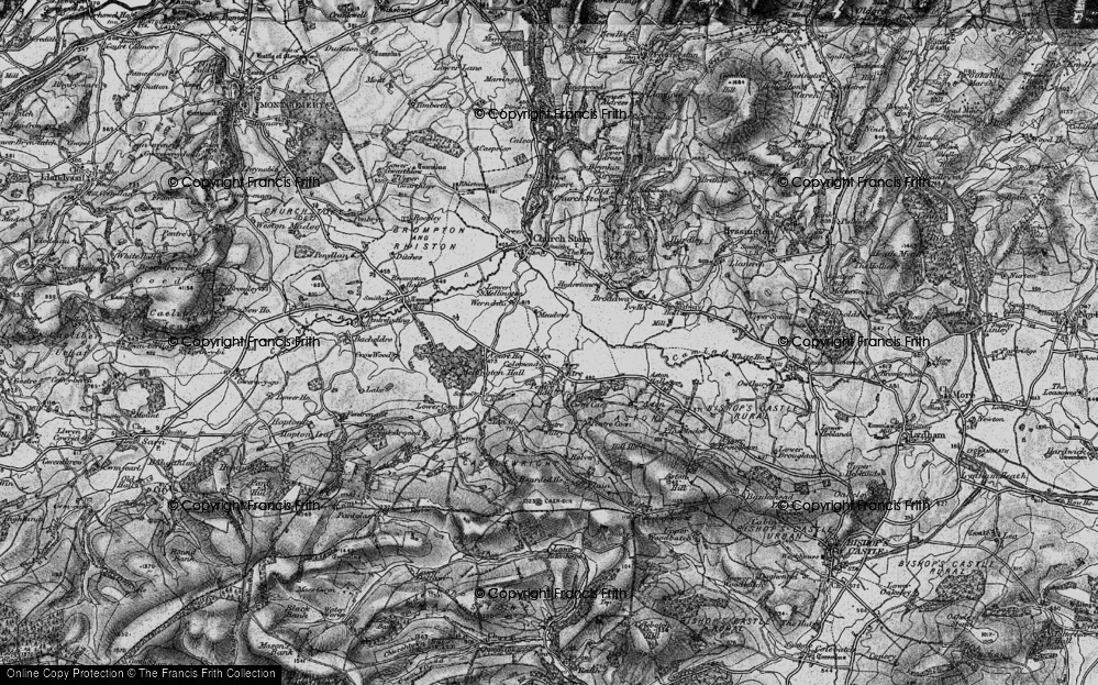 Old Map of Pentre, 1899 in 1899