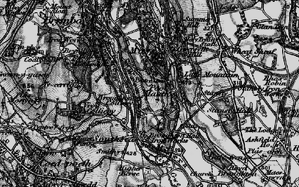 Old map of Pentre Broughton in 1897