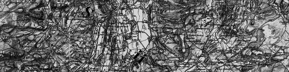 Old map of Bryn-chwareu in 1897
