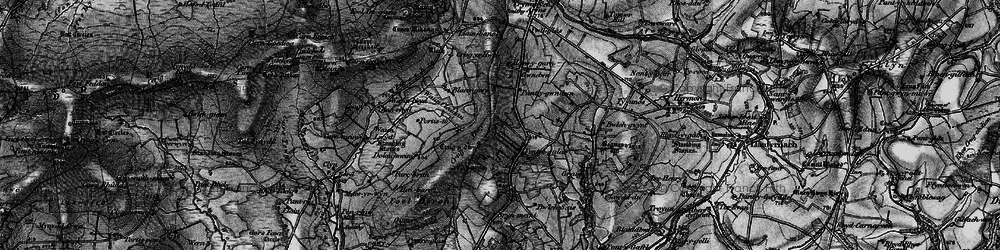 Old map of Wauncleddau in 1898