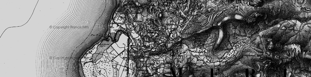 Old map of Pentre Gwynfryn in 1899