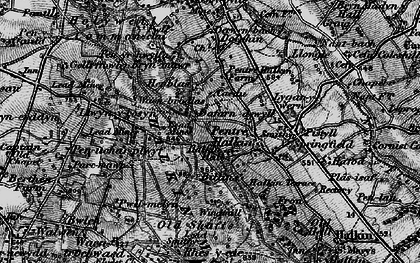 Old map of Pentre Halkyn in 1896