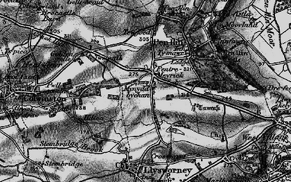 Old map of Pentre Meyrick in 1897